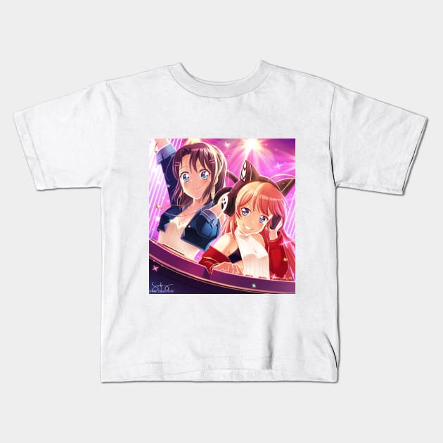 Misaki and Chuchu: Battle of the DJ's Kids T-Shirt by Despuntater